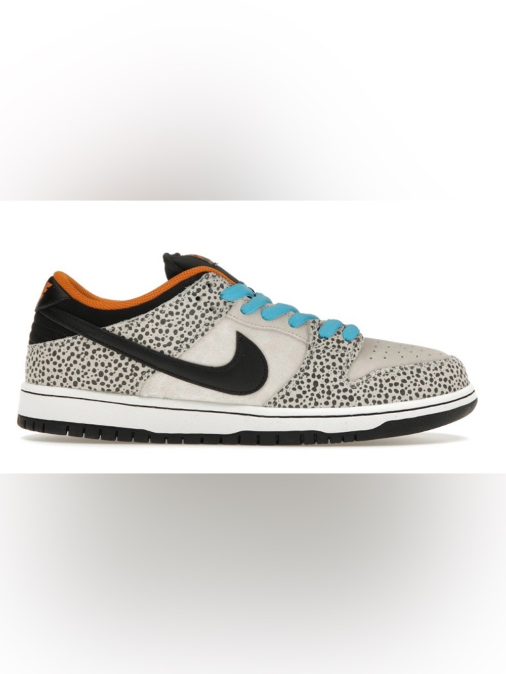 Nike SB Dunk Low Pro Sneaker in Gray, Black & Blue
